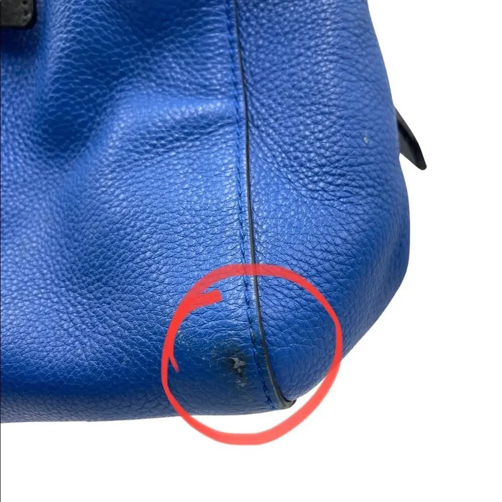 MICHAEL Michael Kors Large Kirby Satchel Electric Blue EUC - Picture 11 of 16